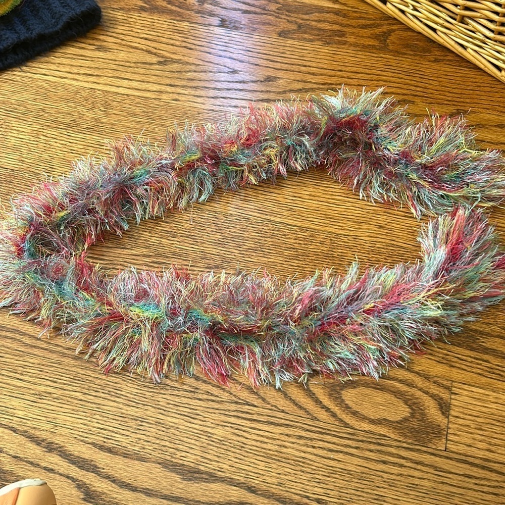 🌿Girls fashion scarf, handmade, multi-colored, OSFA🌿